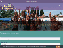 Tablet Screenshot of campinglamparo.com